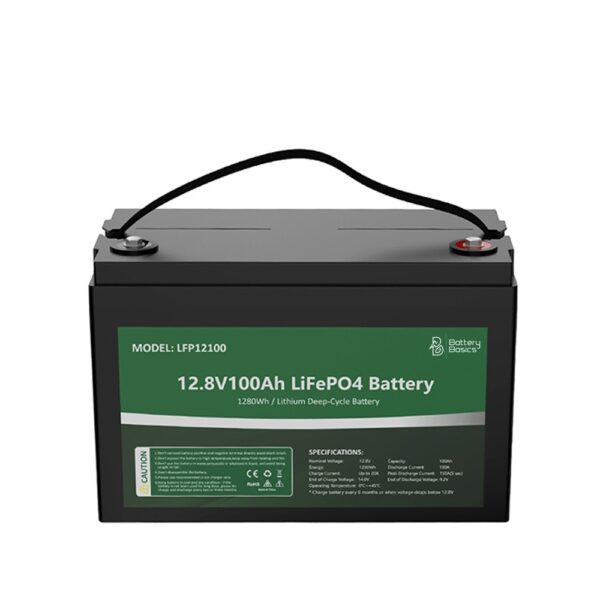 12.8V 100Ah LiFePO4 Battery